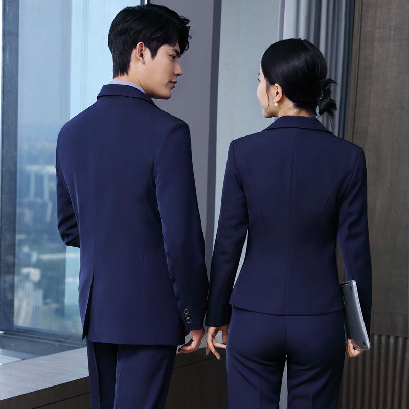 スーツ セットアップ メンズ レディース 男女兼用 ビジネス フォーマル オフィス 職場 制服 事務服 ホ..