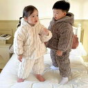 パジャマ キッズ 男の子 女の子 秋冬 裏起毛 厚手 暖かい フランネル 三層綿入り 柔らかい肌触り ルームウェア 上下セット 部屋着 カジュアル