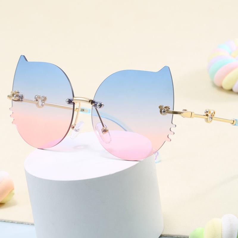 サングラス キッズ ベビー 男の子 女の子 UV380カット 紫外線対策 キャットアイ おしゃれ ストリート ..