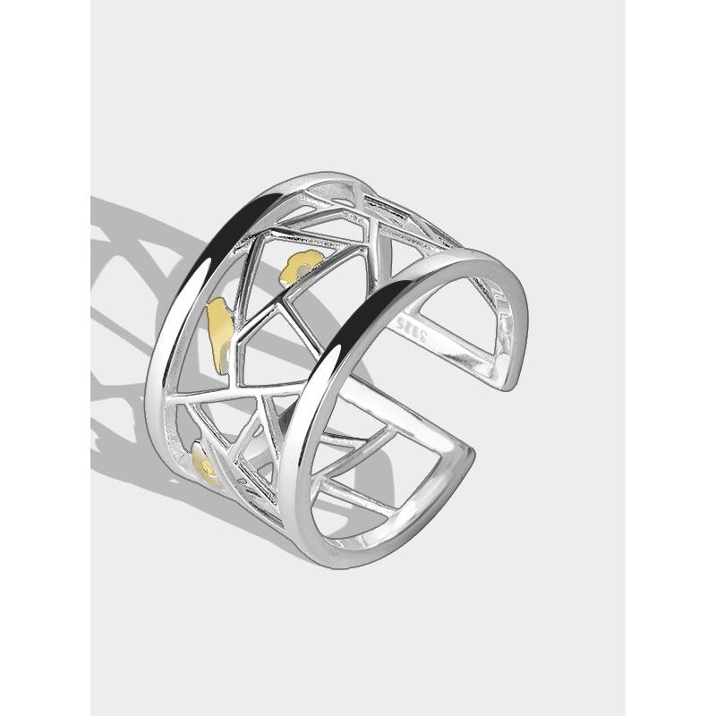 指輪 リング レディース 女性用 シルバー925 スターリングシルバー フリーサイズ サイズ調整可能 電気..