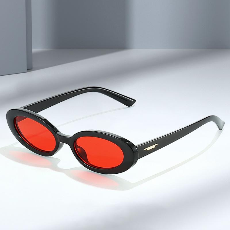 サングラス レディース UV400カット 紫外線対策 オーバル スリムフレーム ヒップホップ 高級感 トレンド おしゃれ 欧米風 ドライブ 旅行 イベント ファッションコーデ