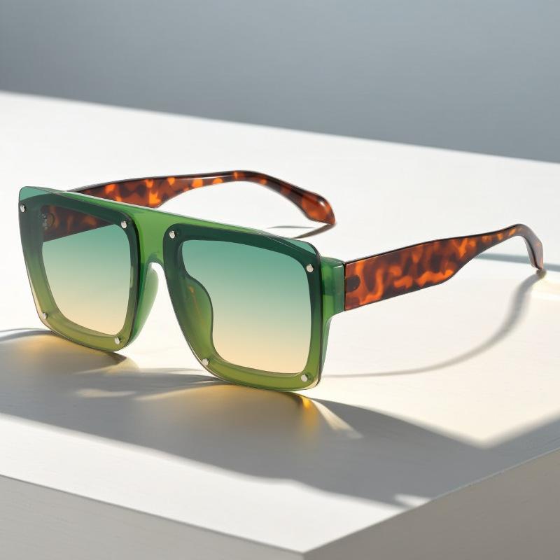 サングラス レディース UV400カット 紫外線対策 インフルエンサー スクエア ビッグフレーム 欧米風 高..