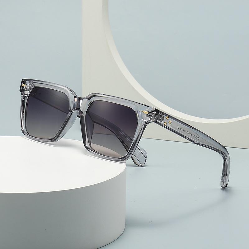 サングラス メンズ 男性用 UV400カット フルリム PCレンズ プラスチック メタルフレーム 欧米ファッション トレンド スクエア バタフライ型 ドライブ 運転 アウトドア レジャー 旅行(4)