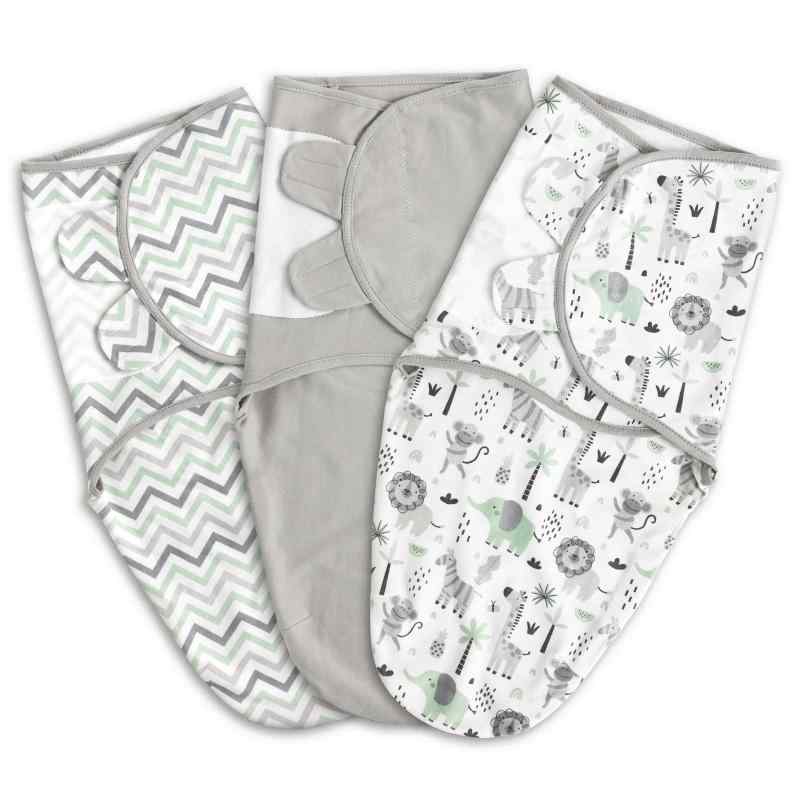 スリーパー ベビー 新生児 モロー反射対策 寝返り防止 おくるみ 春夏秋 綿100% 吸湿速乾 薄手 0-3ヶ月 赤ちゃん 乳児 出産準備