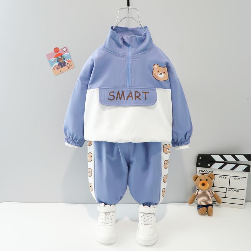 柔らかい肌触り 子供服 男の子 女の子 ベビー キッズ 幼児 小学生 春秋 セットアップ 上下セット カートゥーン柄 かわいい 綿 コットン 長袖 長パンツ 韓国子供服 プルオーバー 男女兼用 Aクラス