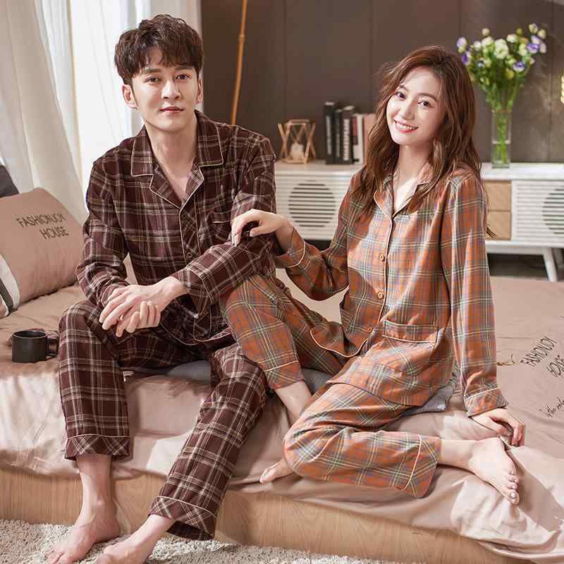 パジャマ ルームウェア メンズ レディース ペア 織り綿 コットン100% ガーゼ 薄手 通気性 快適 開襟 長..