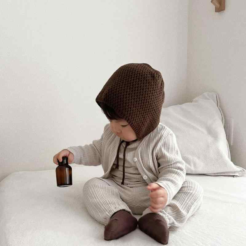 ベビーウェア 新生児 幼児 キッズ 男女兼用 春夏 冷房対策 柔らか ソフトタッチ リ...