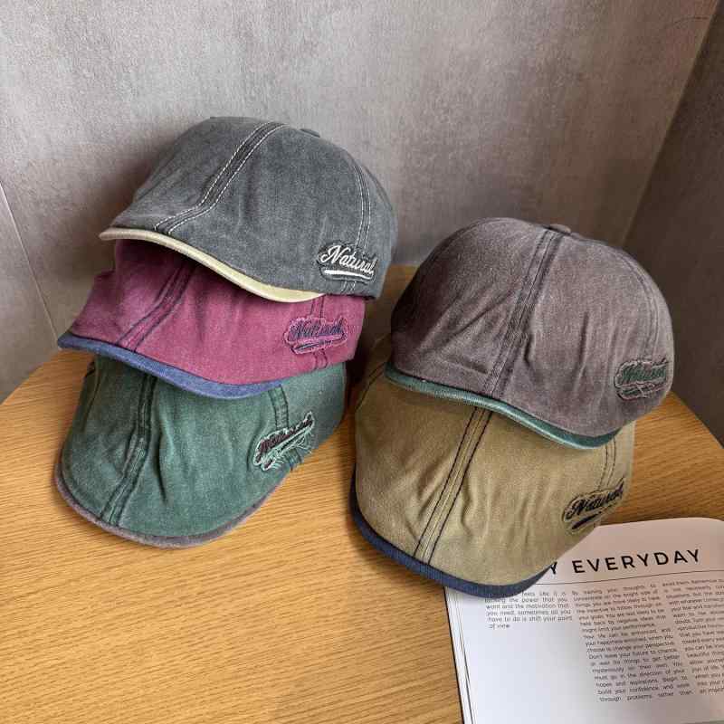 ・カテゴリ: ハンチング帽・帽子のトップ: ラウンドトップ・帽子のつば: ショートブリム・カラー展開: チャコールブラック、グレー、コーヒー、グリーン、カーキ、ネイビー、ワインレッド・サイズ展開: M・機能: UVカット、日よけ・主な素材: 綿、ポリエステル混紡（綿31-50%）・スタイル: 個性的、インスタ風、SNSトレンド