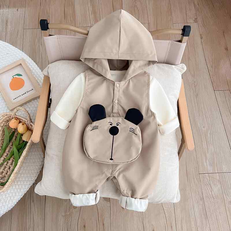 ベビー服 男の子 新生児 ロンパース カバーオール オーバーオール サロペット 上下セット 春秋 お出か..