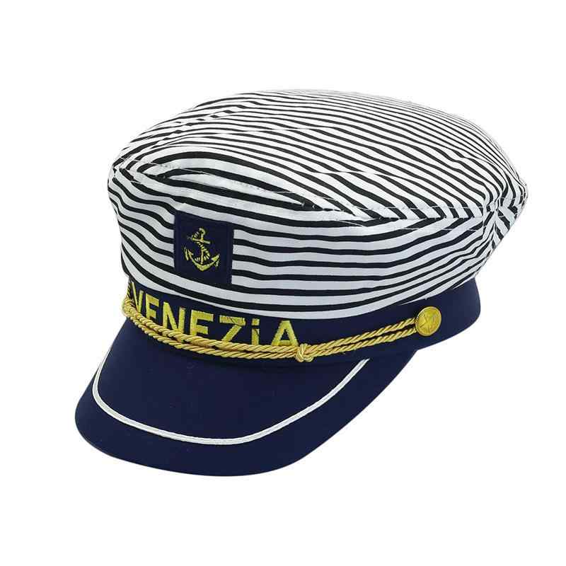 セーラーハット メンズ レディース 男女兼用 大人用 つば広 平天 日よけ 紫外線対策 通気性 マリンキャ..
