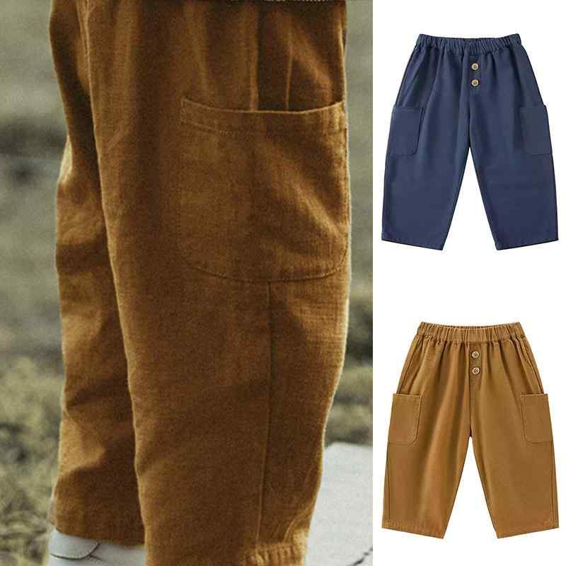 ・カテゴリ: キッズパンツ・スタイル: 欧米風・タイプ: カジュアルパンツ・主な素材: 綿100%・柄: 無地・丈: 長ズボン・ウエスト: ローライズ・ウエストタイプ: ゴムウエスト・生地加工: 柔軟加工・性別: 男女兼用・対象年齢: 3〜8歳・適用シーズン: 春秋、冬・カラー展開: ロイヤルブルー、マスタードイエロー・適応身長: 90cm、100cm、110cm、120cm、130cm