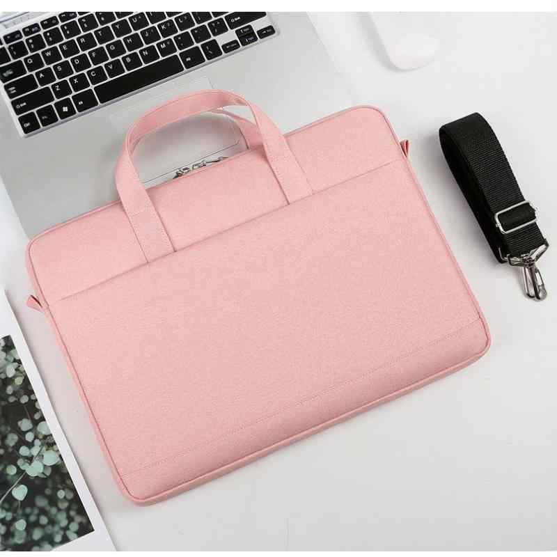 ノートPCケース 男女兼用 ビジネス カジュアル パソコンバッグ 手提げ 撥水加工 耐衝撃 軽量 丈夫 13 1..