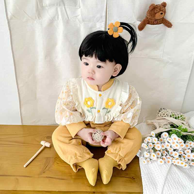 ロンパース ベビー 女の子 新生児 フラットシーマ A類安全基準 肌に優しい 前開き スナップボタン 長袖..