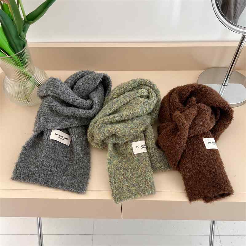 マフラー キッズ 子供 男の子 女の子 秋冬 保温 防寒 かわいい 韓国風 万能 ネックウォーマー ニット ..