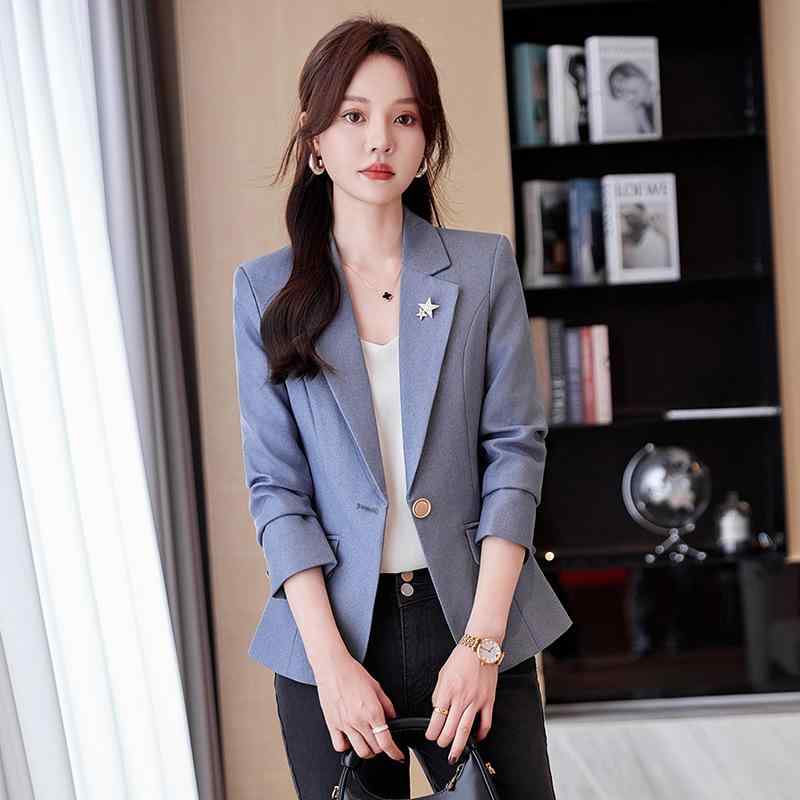 楽天セキュアデポシワになりにくい アイロン不要 テーラードジャケット レディース 女性用 通勤 オフィス ビジネス フォーマル エレガント 上品 ブラック 黒 長袖 ショート丈 春夏