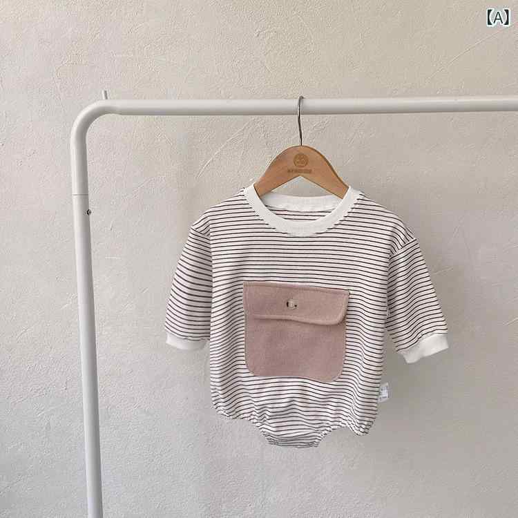 ロンパース ベビー 赤ちゃん 幼児 男の子 女の子 男女兼用 新生児 秋冬 韓国子供服...