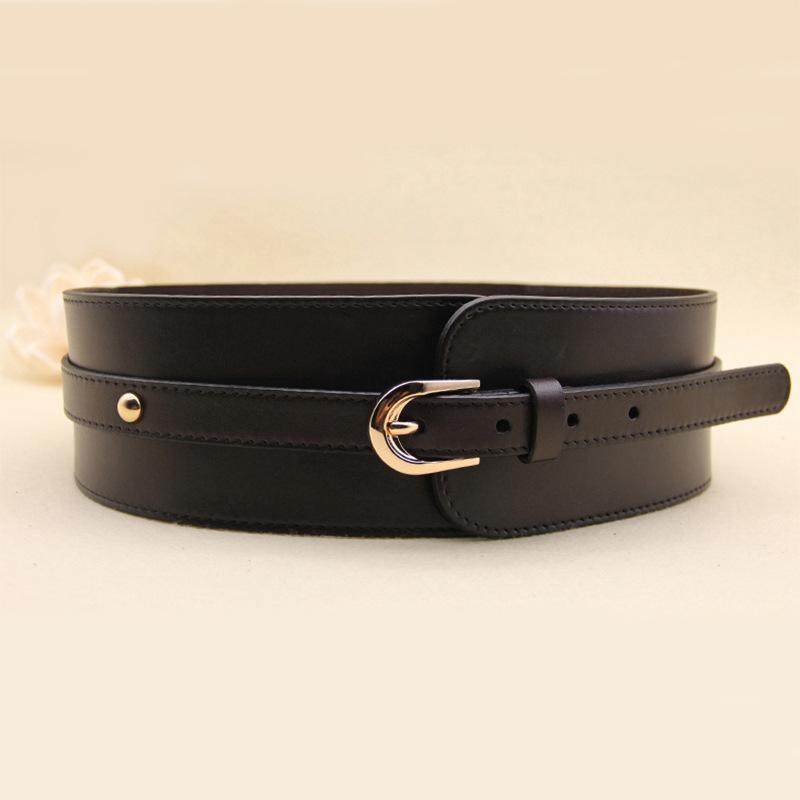 コルセットベルト レディース 女性用 ウエストマーク スタイルアップ 着痩せ効果 フェイクレザー 合皮 ステッチ 幅広 韓国風 レトロ おしゃれ ファッション オールシーズン 着回し アウター コート ブラウス シャツ ワンピース