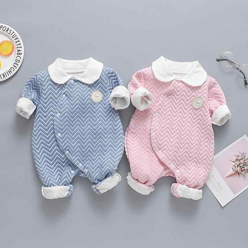 ロンパース ベビー 新生児 男の子 女の子 男女兼用 あったか エアコットン 中綿 厚手 防寒 長袖 フード..