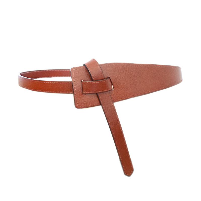 ベルト レディース 本革 牛革 ワイド ウエストマーク ダブルレイヤー カジュアル 無地 サッシュベルト
