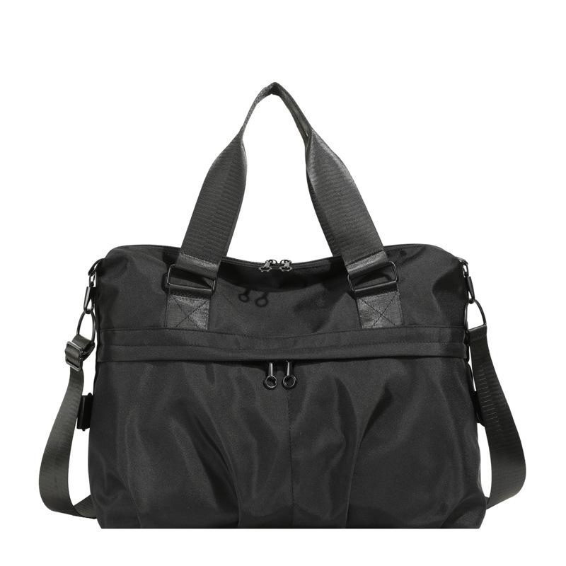 バッグ レディース 女性用 ショルダーバッグ ハンドバッグ 撥水加工 ナイロン製 大容量 旅行 お出かけ トラベル 縦型 スクエア カジュアル シンプル 柔らか素材 オールシーズン ファスナーポケット