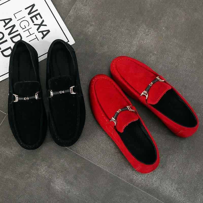 シューズ メンズ 通気性 カジュアル トレンド 韓国風 ローファー スリッポン ドライビングシューズ モ..