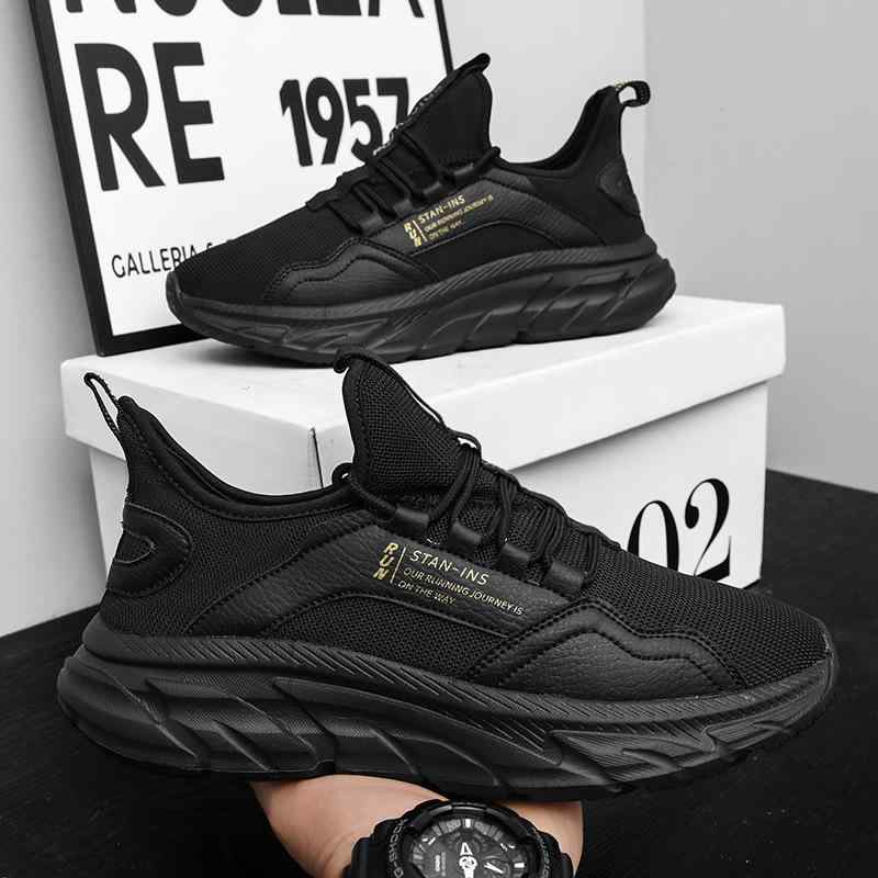 スニーカー メンズ 通気性 軽量 メッシュアッパー ランニング 運動靴 大きいサイズ ビッグサイズ 夏用 カジュアル ラバーソール EVAソール レースアップ ローカット ラウンドトゥ スポーツ オールラウンド