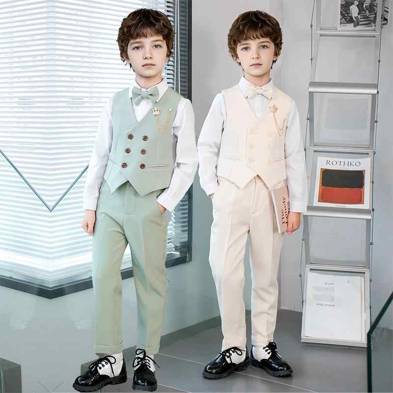 スーツ キッズ 男の子 男児 春秋 ポリエステル素材 ブリティッシュ スクールスタイル 入学式 卒業式 結婚式 発表会 演奏会 司会 リングボーイ フォーマル ...