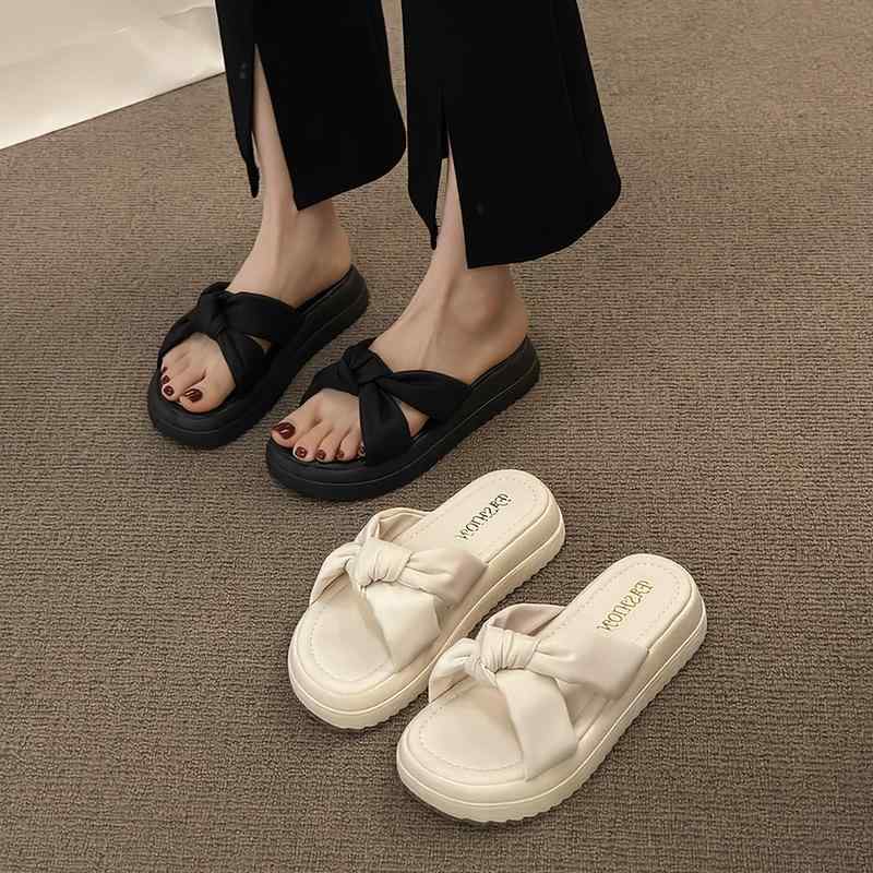 サンダル レディース 通気性 ソフトソール 厚底 ウェッジソール スタイルアップ 美脚効果 外履き ワン..