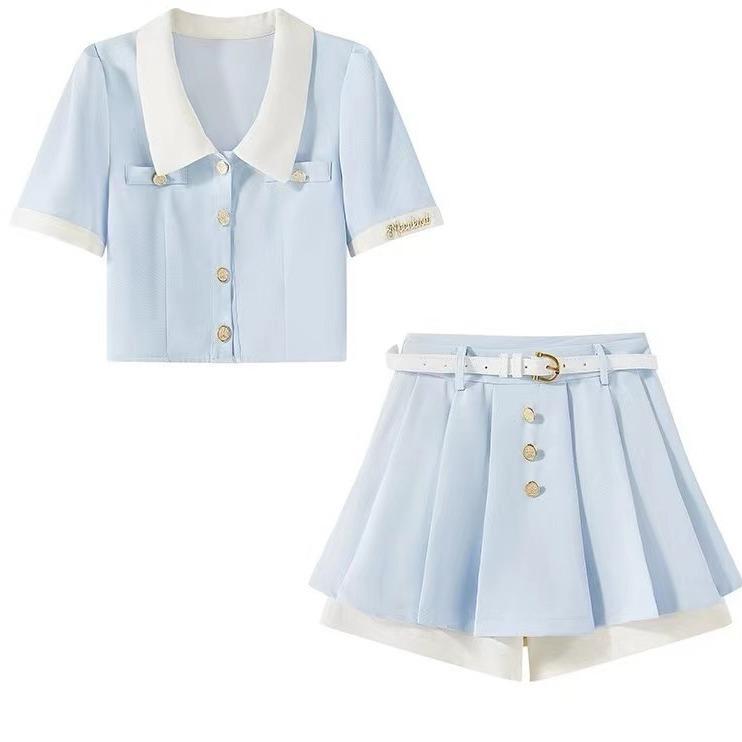 セットアップ 女の子 キッズ ジュニア 子供服 春夏 柔らかい肌触り 無地 長袖 トップス ティアードスカート スポーツ カジュアル デイリー 普段着 上下セット 2点セット かわいい ピンク ブルー