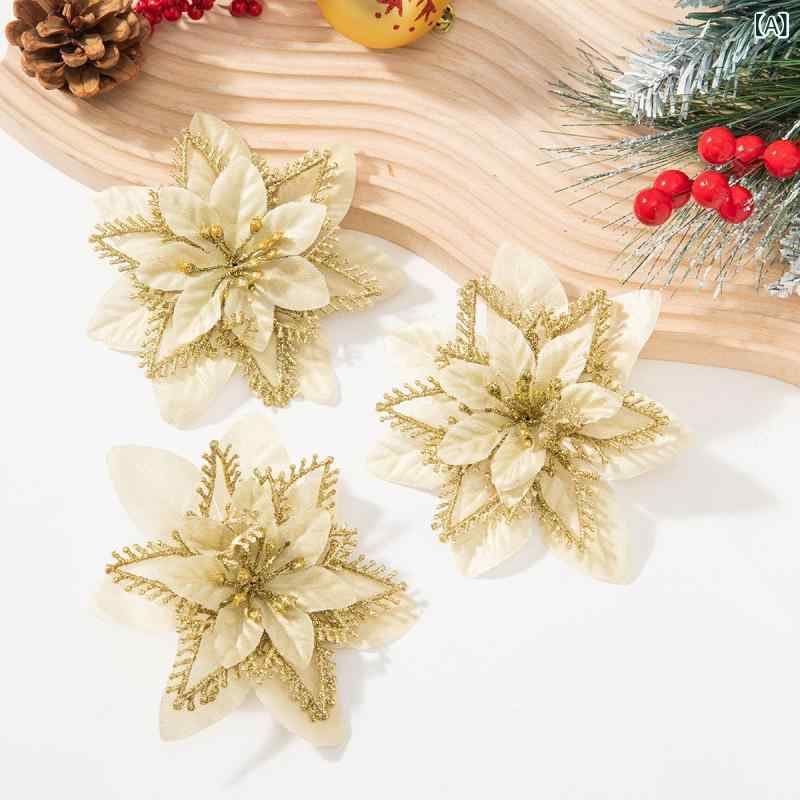 ・素材: プラスチック・カラー展開: ゴールド、レッド、グリーン・スタイル: ヨーロピアン・直径: 18cm・適用祝日: クリスマス