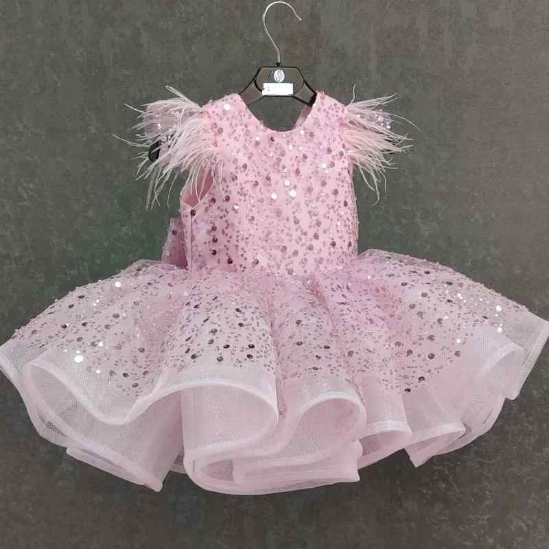 ドレス キッズ 女の子 プリンセス フォーマル ボリューム チュール 誕生日 結婚式 フラワーガール ピアノ発表会 演奏会 ステージ衣装 ホワイト ピンク ポリエステル