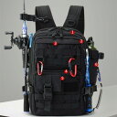 バッグ メンズ 男性用 大容量 多機能 釣り ルアー アウトドア スポーツ 旅行 通勤 タウンユース 防水 ポリエステル A4対応 ショルダーバッグ バックパッ...