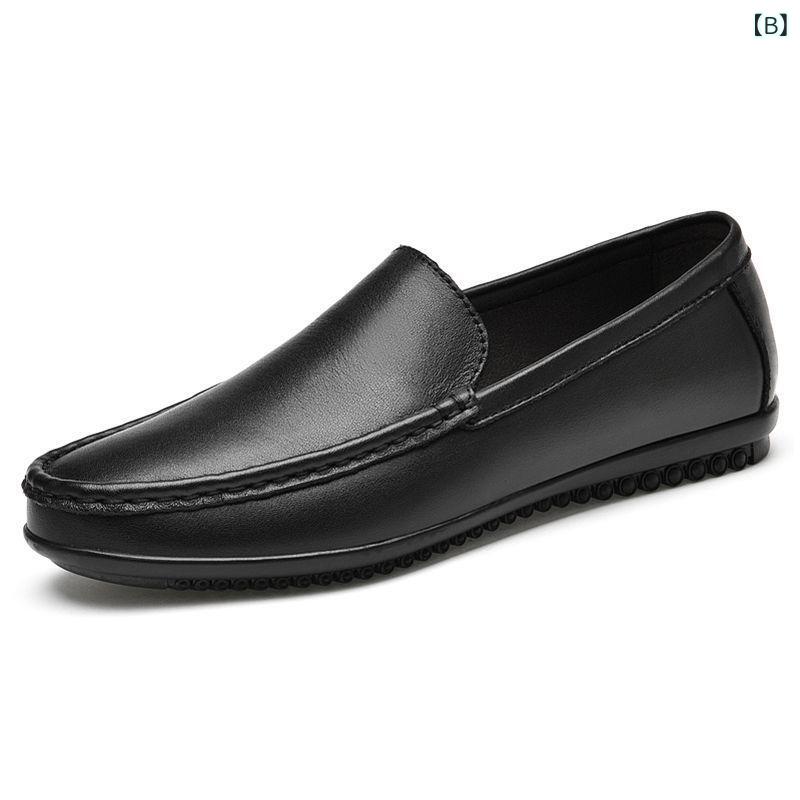 ビジネスシューズ メンズ 通気性 快適 スリッポン 牛革 ローカット シンプルデザイン 通勤 オフィス 仕事用 カジュアル オールシーズン ラバーソール secure-depo-10713553 セキュアデポ サンプル画像3