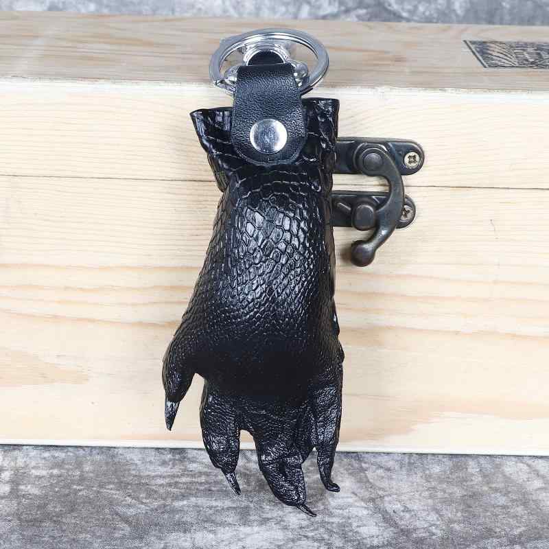 キーホルダー メンズ 本革 ワニ革 クロコダイル ワニ爪モチーフ ビジネス カジュアル おしゃれ レトロ 個性的 キーチャーム バッグチャーム