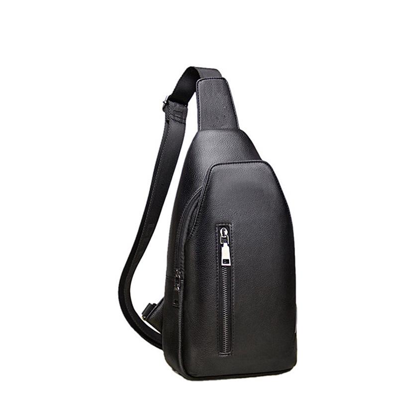 ボディバッグ メンズ 本革 牛革 ソフトレザー 耐摩耗性 ワンショルダーバッグ 斜め掛けバッグ ウエストポーチ ミニバッグ ビジネス 通勤 カジュアル 韓国風 8インチ対応 ブラック