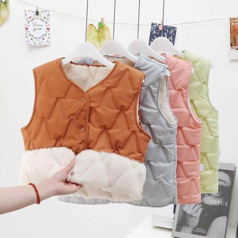 ベスト キッズ 男の子 女の子 秋冬 中綿 裏起毛 厚手 暖かい 防寒 ジップアップ アウター フードなし 親子コーデ カジュアル おしゃれ