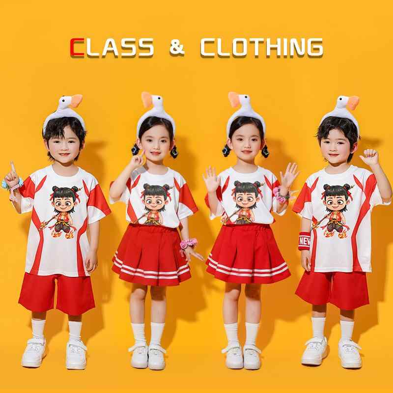 キッズ 子供用 幼稚園 小学生 運動会 開会式 発表会 ダンス衣装 哪吒（ナタ）コスチューム チアダンス ..