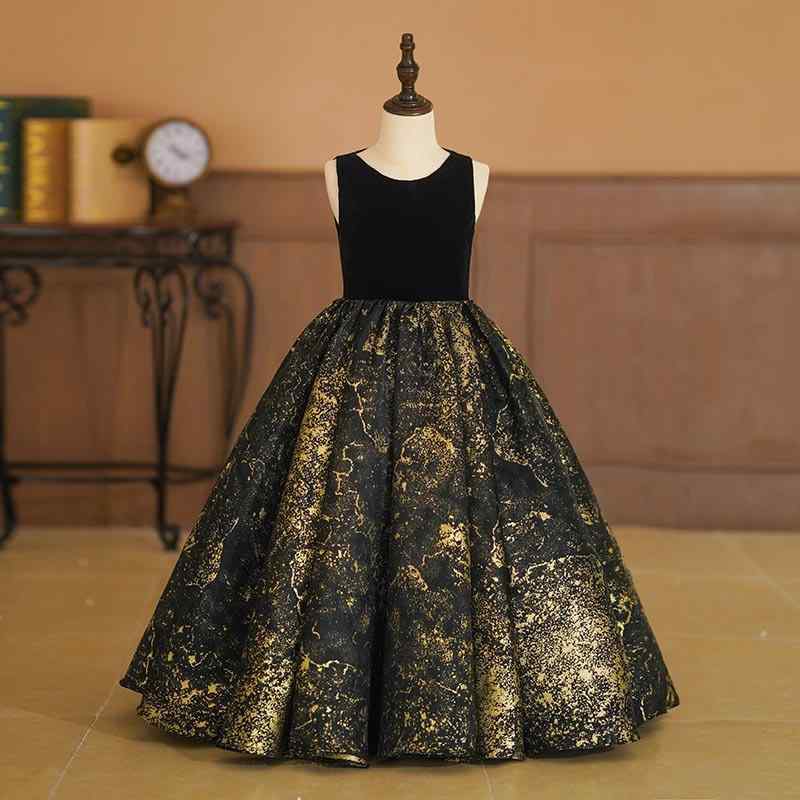 ドレス 女の子 キッズ 高級感 華やか ピアノ発表会 演奏会 バイオリン ステージ 上品 オールシーズン ..