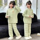 パジャマ キッズ 男の子 女の子 保温 厚手 フリース素材 暖かい ソフトな着心地 おしゃれ ルームウェア カジュアル 寝巻き 部屋着 上下セット 中大童 小学...