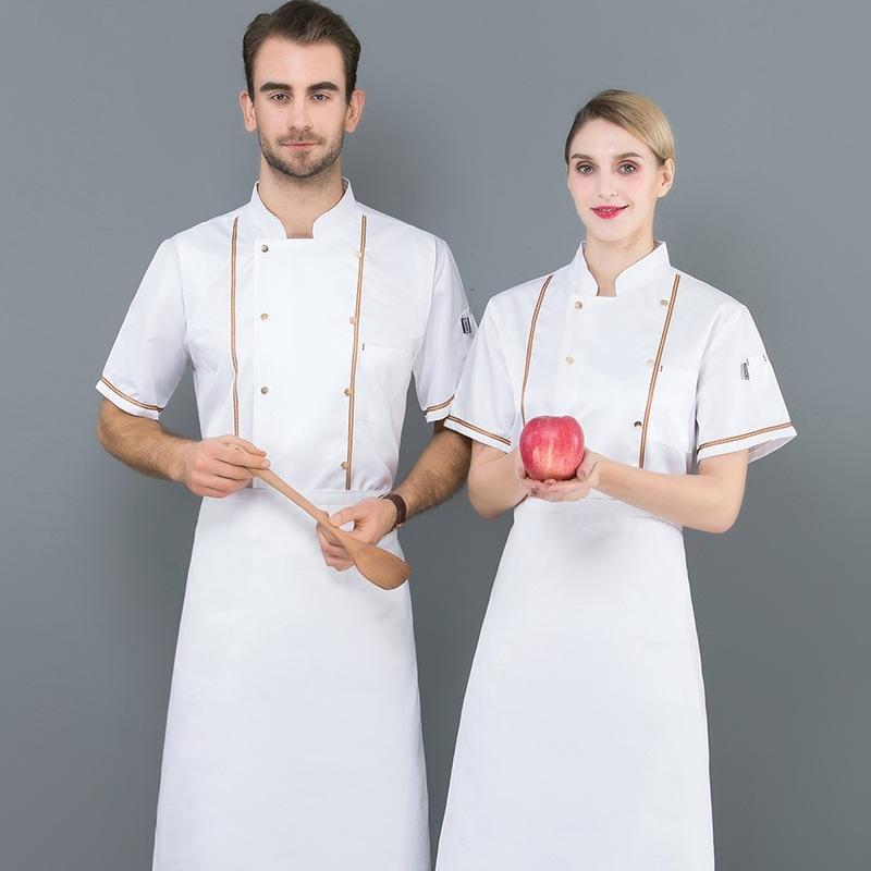 ・カテゴリ: 厨師服・商品タイプ: トップス・主な素材: ポリエステル、綿・機能: 吸湿速乾・誤差範囲: 1〜3cm・カラー展開: ホワイト、ネイビー・サイズ展開: M、L、XL、XXL、XXXL