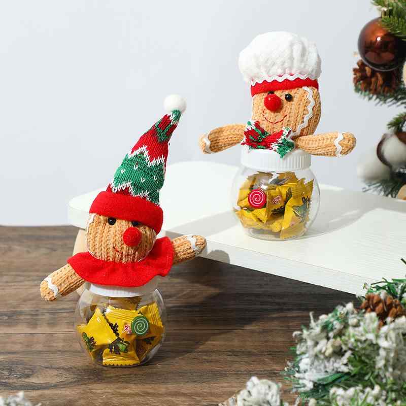 クリスマス デコレーション おしゃれ かわいい ジンジャーブレッドマン お菓子入れ キャンディージャー..