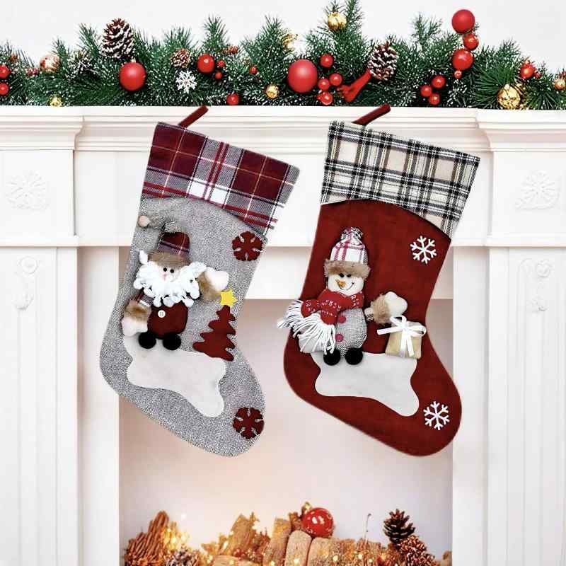 ・素材: 布・カラー展開: 立体老人柄、立体雪人柄・スタイル: アメリカン・適用イベント: クリスマス