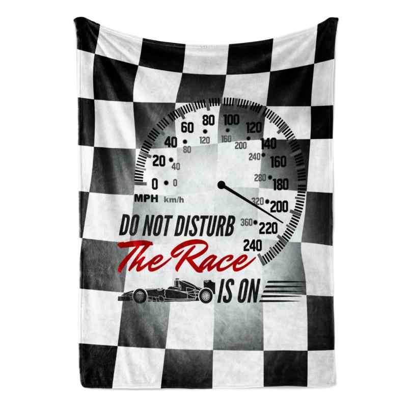 毛布 メンズ レディース 柔らか ふわふわ 暖かい フランネル レーシングカー柄 プリント かっこいい ス..