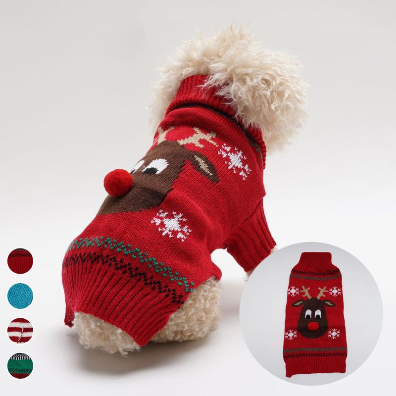 犬服 小型犬 中型犬 大型犬用 暖か 伸縮性 アクリル セーター ニット コーギー ゴールデンレトリバー ..