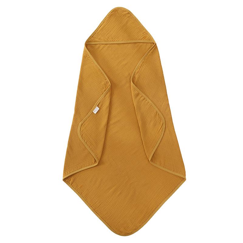 おくるみ ベビー 赤ちゃん フード付き クレープ生地 ガーゼ 綿100% バスタオル ブランケット 沐浴 出産..