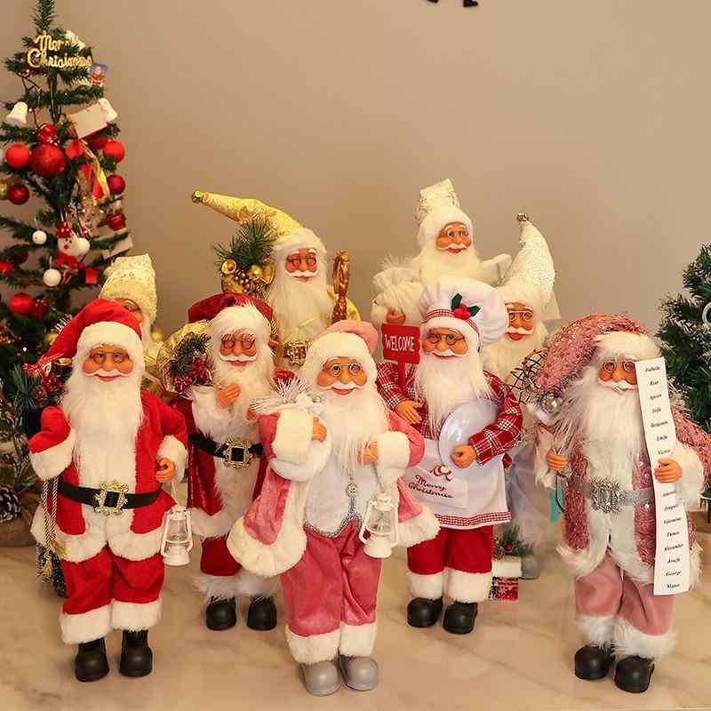 置物 クリスマス サンタクロース人形 フィギュア 約60cm 立ち姿 シリコン製 パーティー イベント 店舗 ショーウィンドウ デコレーション オブジェ