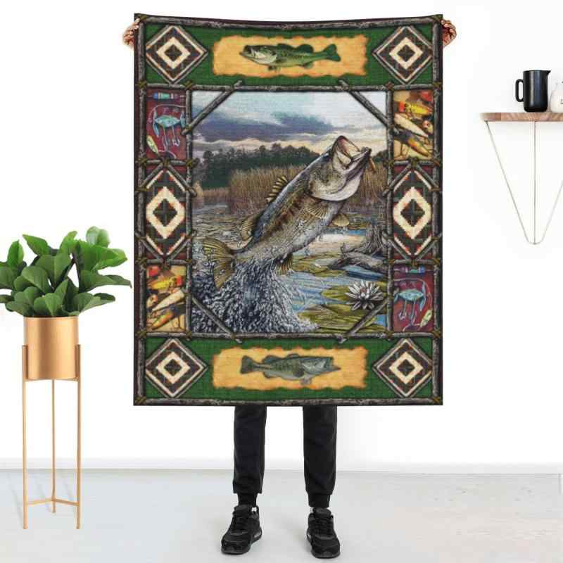 楽天セキュアデポ毛布 魚柄 かわいい 両面フランネル あったか 冷房対策 オールシーズン ブランケット 肌触り抜群 柔らか ひざ掛け 敬老 ギフト プレゼント 多用途 ヨーロピアンテイスト（x2）