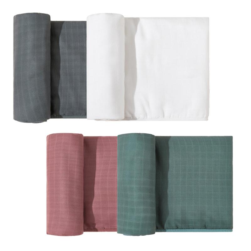 おくるみ ベビー 接触冷感 吸湿速乾 ふんわり 柔らかい 6重ガーゼ 竹繊維 バンブーコットン 無地 通年 タオルケット ブランケット 赤ちゃん用 安心安全 バスタオル