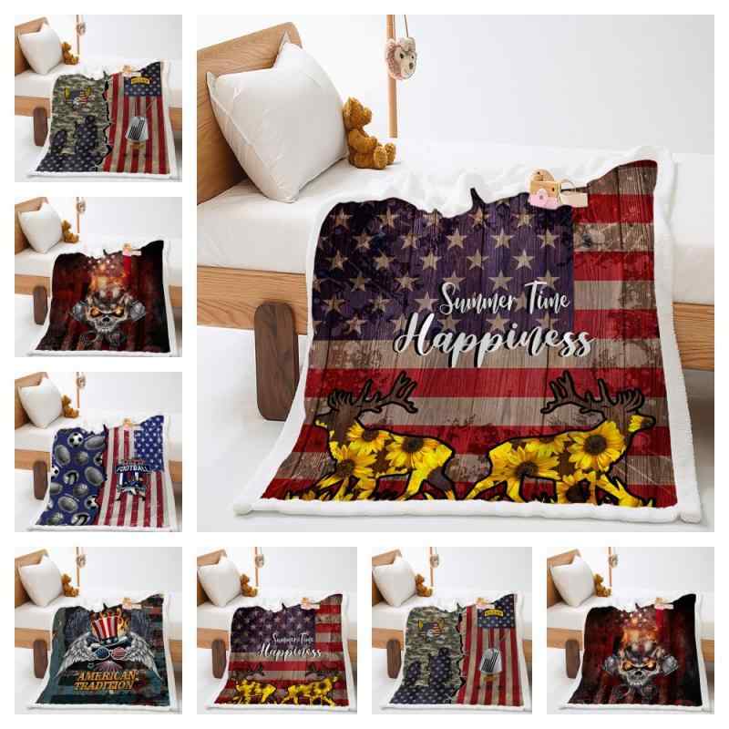 毛布 厚手 あったか 3D デジタルプリント シープボア クリスタルボア もこもこ 四季兼用 マイクロファ..