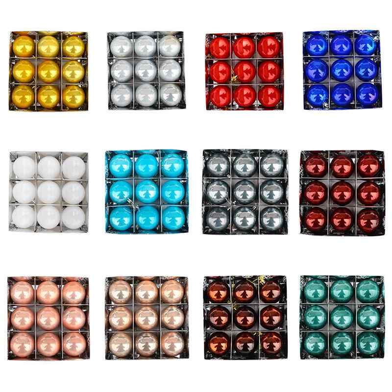 クリスマスオーナメント 軽量 割れにくい プラスチック製 パール調 電気メッキ加工 オーナメントボール..